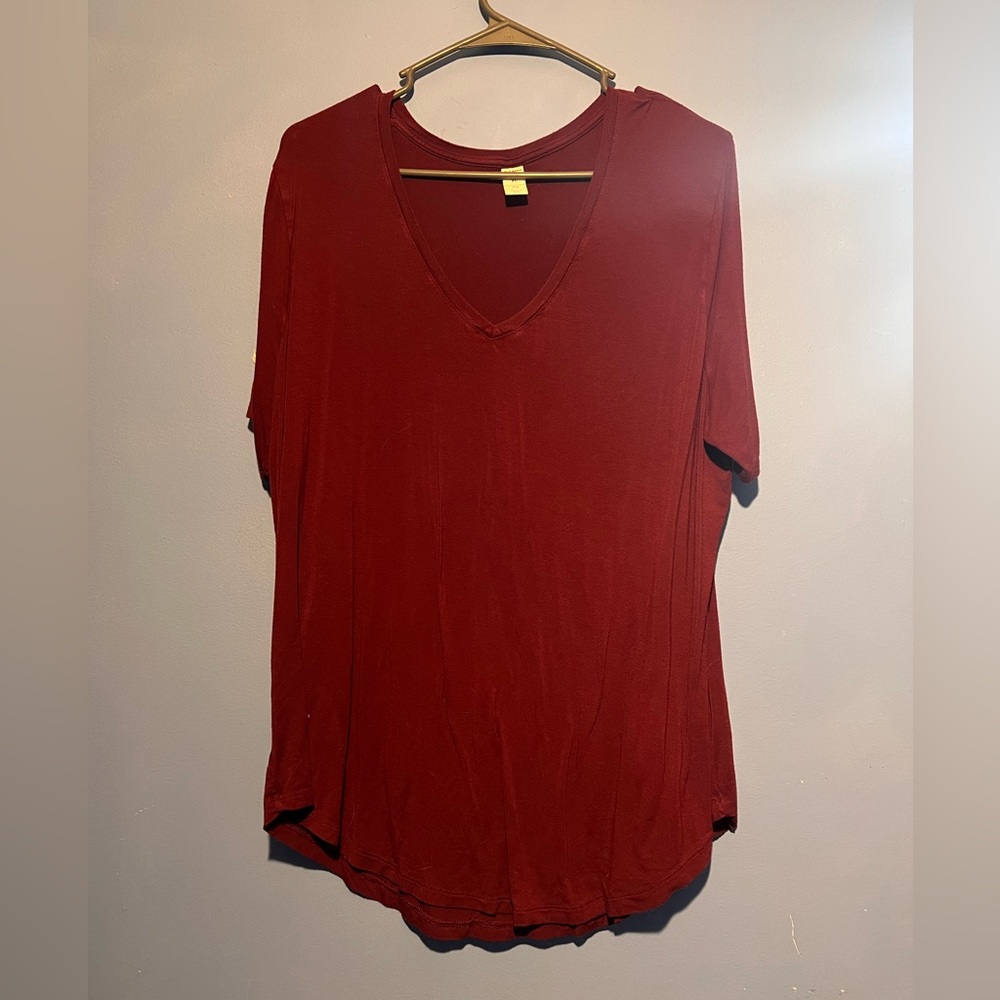 Cranberry Old Navy Luxe Tee